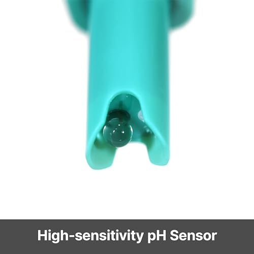 Waterproof pH Tester Kit with Carrying Case and Auto Calibration