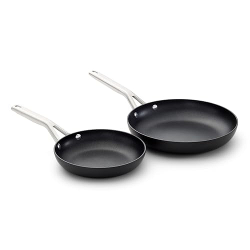 Calphalon Hard-Anodized Nonstick Frying Pan Set 8" & 10" - Oven Safe, Dishwasher Safe