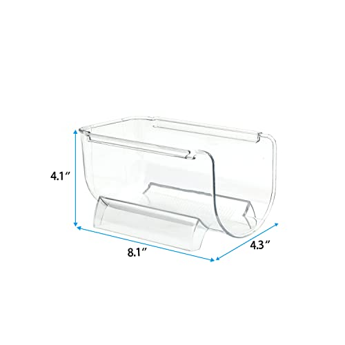 Stackable Wine Rack and Water Bottle Organizer for Fridge, Set of 2