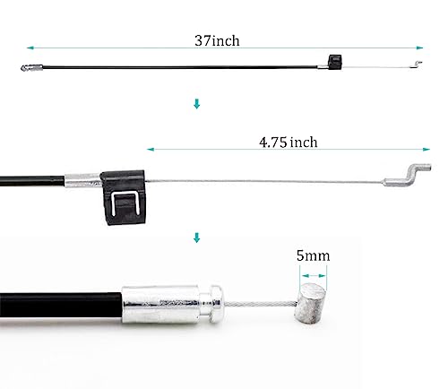 Universal Recliner Release Cable, 37-inch Replacement Sofa Pull Cable