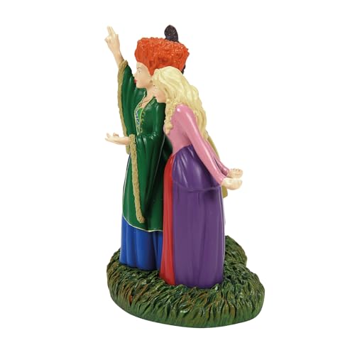 Sanderson Sisters Amok Figurine - Hand-Painted Halloween Village Decor, 3.78"