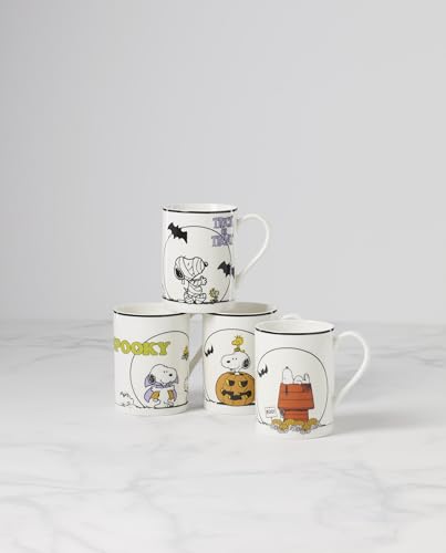 Lenox The Great Pumpkin Halloween Porcelain Mug Set of 4 – Mugs