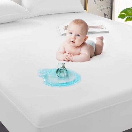 GRT Twin Waterproof Mattress Protector (2-Pack) - Fitted Deep Pocket 5"-19"