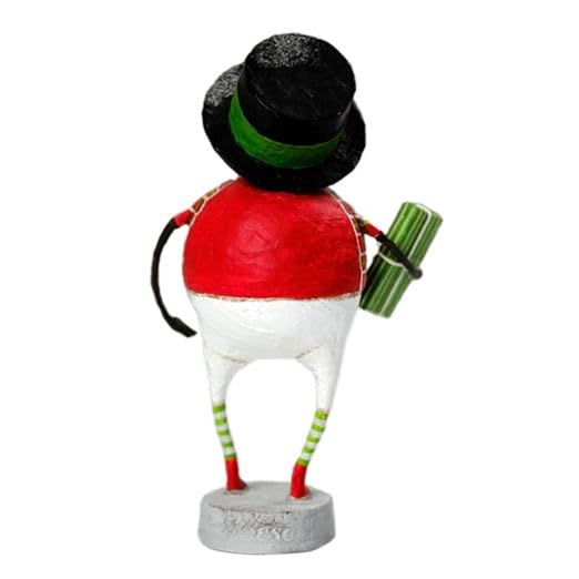 Lori Mitchell Winter Snowman Figurine - Christmas Decor, 7.25 Inches