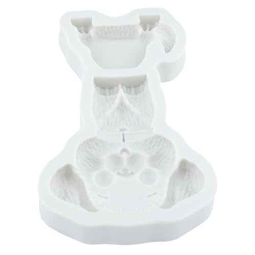 QDMOLDS Sitting Puppy Dog Silicone Fondant Mold – Non-Stick Candy & Cake Topper