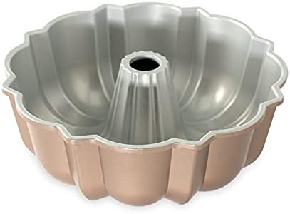 Nordic Ware 12-Cup Bundt Pan - Classic Toffee Finish for Perfectly Baked Cakes