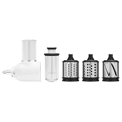 Fresh Prep Food Slicer and Shredder Attachment with 3 Blades & Case