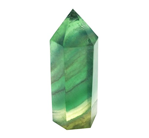 Natural Gemstone Crystal Wand Point for Meditation and Chakra Healing
