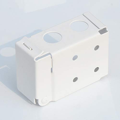 Low Profile Horizontal Blind Mounting Brackets - 2 Inch Box Set, White