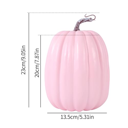 8-Inch Artificial Foam Pumpkin for DIY Halloween and Autumn Home Decor