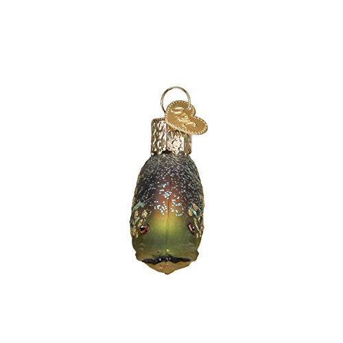 Hand-Blown Glass Pike Fish Christmas Ornament for Holiday Tree Decor