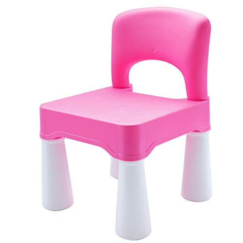 Ergonomic Toddler Chair - Stable Anti-Tip Pink Seat for Kids Ages 2+