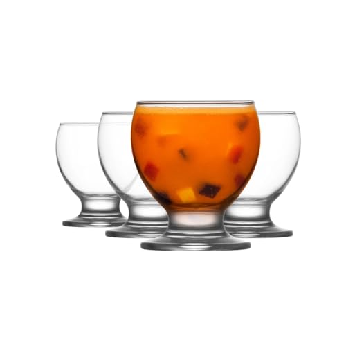 Short Stemmed Balloon Glasses, 7.1 oz Stackable Tumblers for Wine and Beer