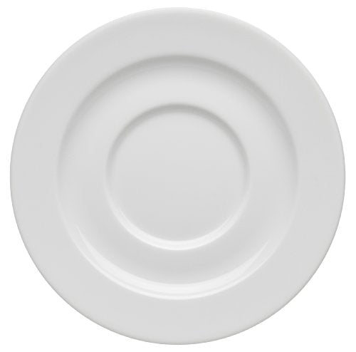 Pillivuyt Sancerre Breakfast Saucer - French Porcelain Coffee Cup Plate