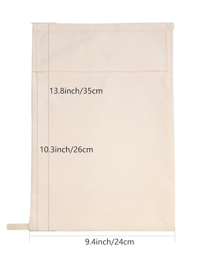 Careyoungs Canvas Ice Crushing Bag for Chilled Cocktails - 9.5 x 13.8 Inches, Set of 2