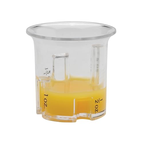 HIC Kitchen E-Z Step 4-Measure Bar Cocktail Jigger Set of 2 - 0.5 to 2 Ounces