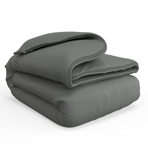Ultra Soft 100% Cotton Duvet Cover with Zipper Closure - Full/Queen