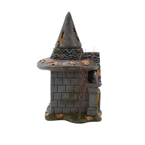 Halloween Village Crypt of the Old Hag Light Up Building, 6.77 Inch