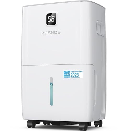 80-Pint Energy Star Dehumidifier for Basement and Home with Drain Hose
