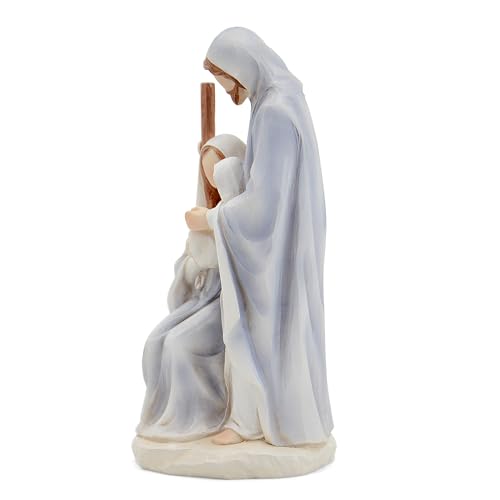 Christmas Nativity Set Figures - Holy Family Scene, Indoor 10" Decor