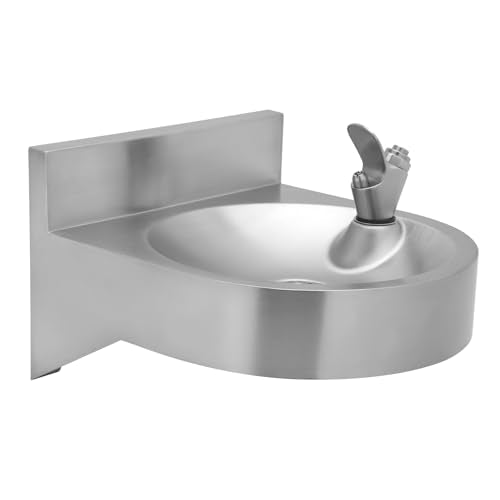 Wall-Mounted Stainless Steel Drinking Fountain for Commercial Spaces