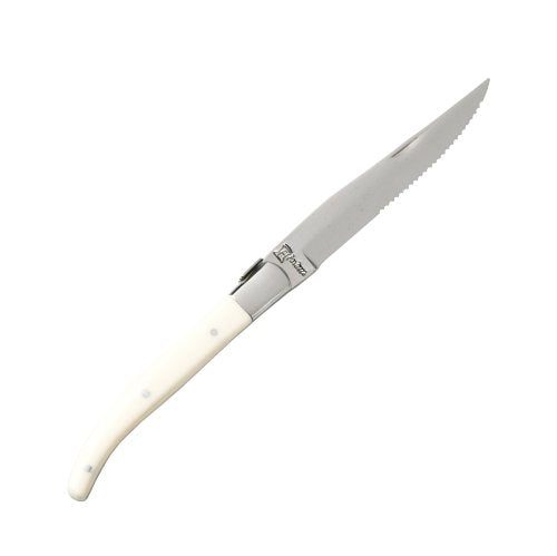 Fortessa Provencal Blonde Serrated Steak Knife Set of 6 - 9.25 Inch Kitchen Utensils