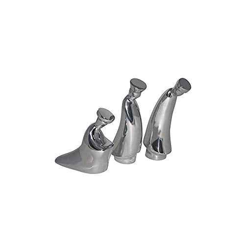 Nambe Three Wise Men Figurines Nativity Set - Elegant Christmas Holiday Decor