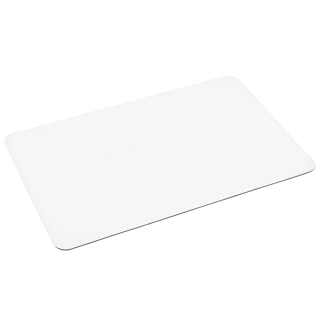 ExactMade - Clear Placemats Set of 2, USA Made, 12 x 18 Inch Rectangle, 2mm Thick Ultra Clear Smooth Vinyl, Safe, for Table