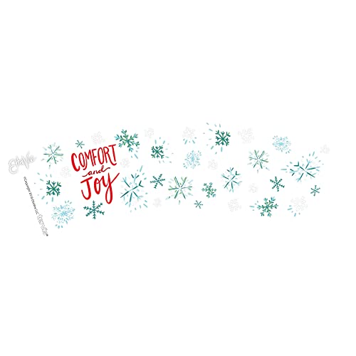 Tervis Comfort and Joy Christmas Holiday 16oz Insulated Travel Mug, Made in USA