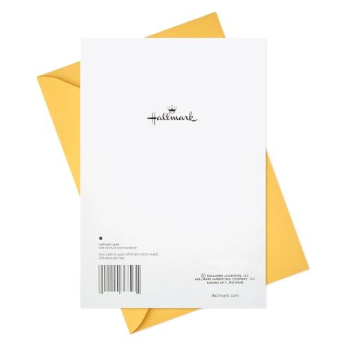 Birthday Wishes Greeting Card with Confetti Design and Envelope