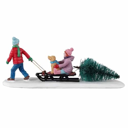 Lemax 33628 Vail Village Accessory Bringing Home Our Tree