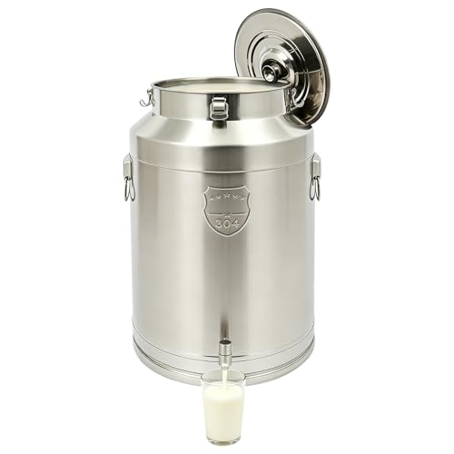 20 Gallon Stainless Steel Food & Beverage Dispenser with Spigot & Locking Lid