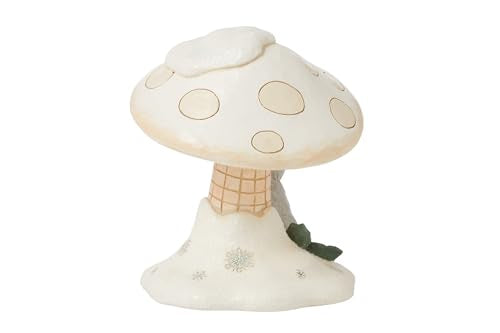 Jim Shore Heartwood Creek Bunny Figurine Under Mushroom - Hand-Painted Resin Home Decor