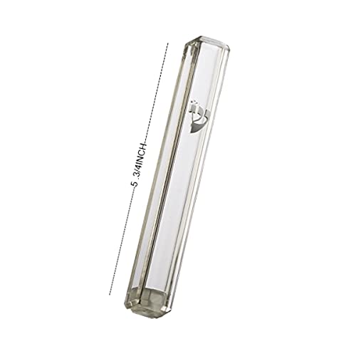 Waterproof Mezuzah Case Holder - Durable Plastic Rectangle - 5 Pack