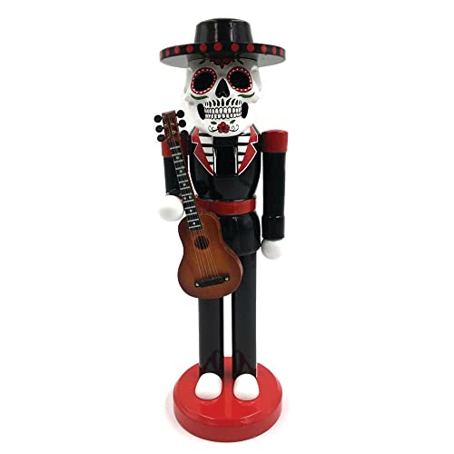 14-Inch Day of the Dead Handpainted Nutcracker - Santa's Workshop Collectible