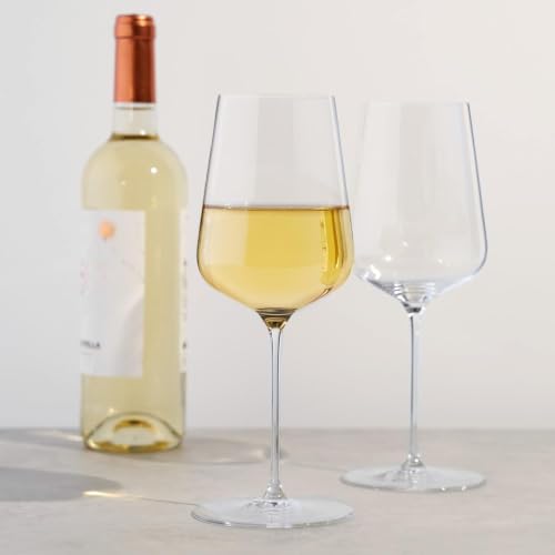 Universal Wine Glasses - 19 oz Lead-Free Crystal Set of 4