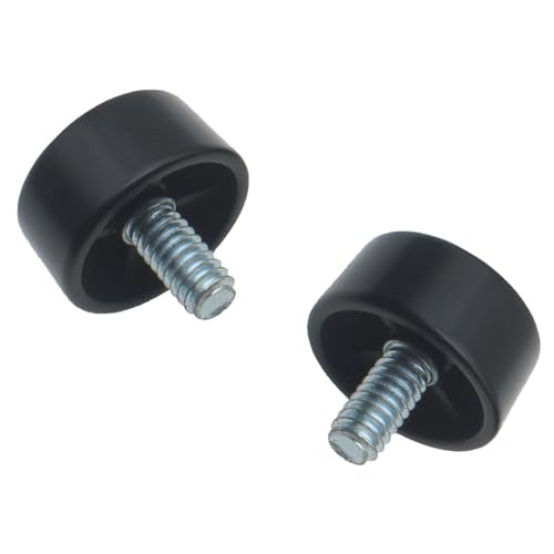 4 Pcs Curtain Rod End Caps for 3/4 Inch Rods, Cylindrical Black Finials