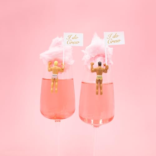 Bride Squad Drink Markers and Wine Glass Charms - Bachelorette Party Accessories