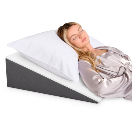 Kölbs Bed Wedge Pillow 7.5 Inch Acid Reflux & Back Pain Relief