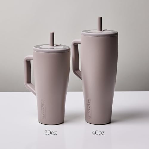 40 oz Leakproof Insulated Stainless Steel Tumbler with Handle & Straw
