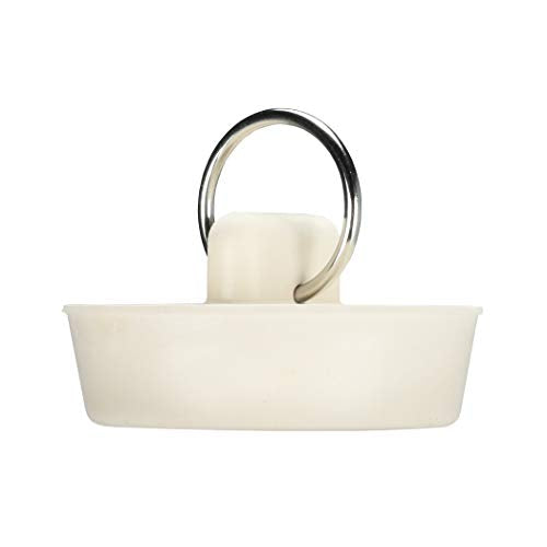 1-1/2 Inch Rubber Drain Stopper with Pull Ring - Off-White, Variation of THIS listing