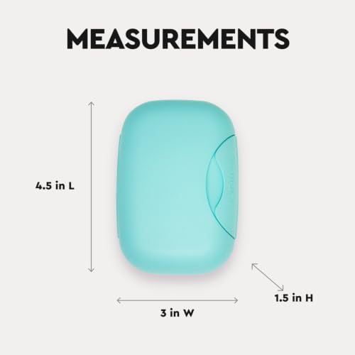 Leakproof Soap Travel Case - BPA-Free Recycled Plastic, Portable for Home, Gym, Camping