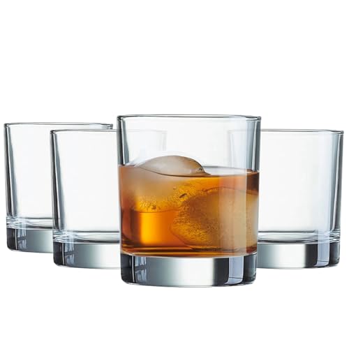Le'raze 12-Pack Heavy Base Rocks Glasses - 10oz Whiskey & Cocktail Glass Set