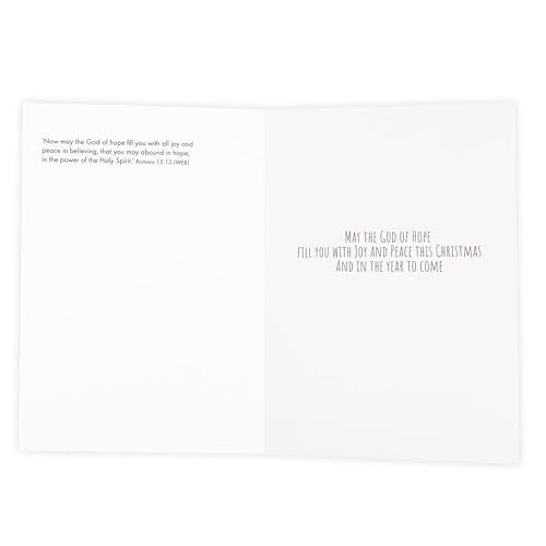 Religious Christmas Cards with Envelopes Pack of 20 - Come All Ye Faithful