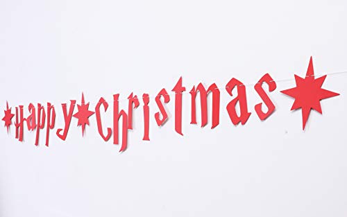 Happy Christmas Banner - Christmas Decoration, Indoor & Outdoor Holiday Sign