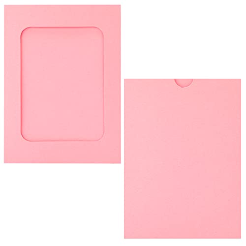 20-Piece Hanging Paper Photo Frame Set, 4x6 Inch Cardboard Picture Holders