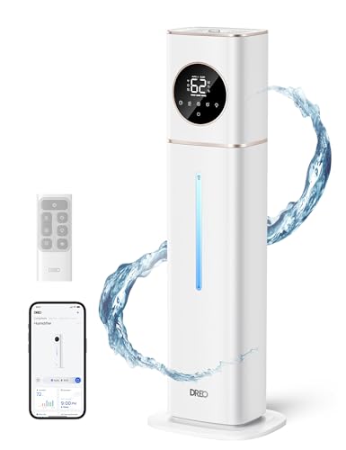 Smart Cool Mist Humidifier 11L Large Room 700 Sq Ft 100H Runtime White