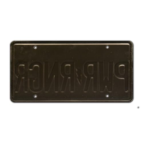 Embossed Aluminum Novelty Vanity Plate Decorative Wall Sign