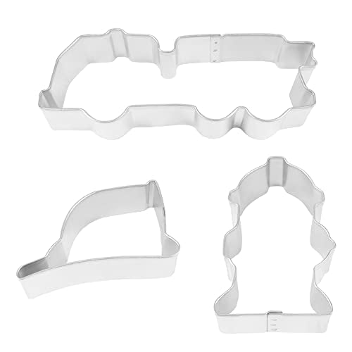 Firefighter Cookie Cutter Set - Fire Truck, Helmet & Hydrant 3-Piece