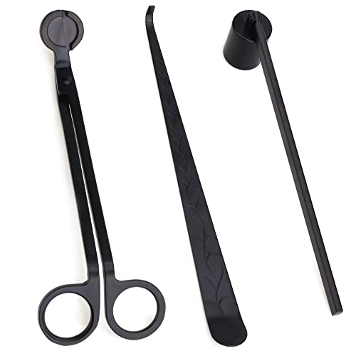 3-in-1 Candle Accessory Set - Wick Trimmer, Dipper & Whistle